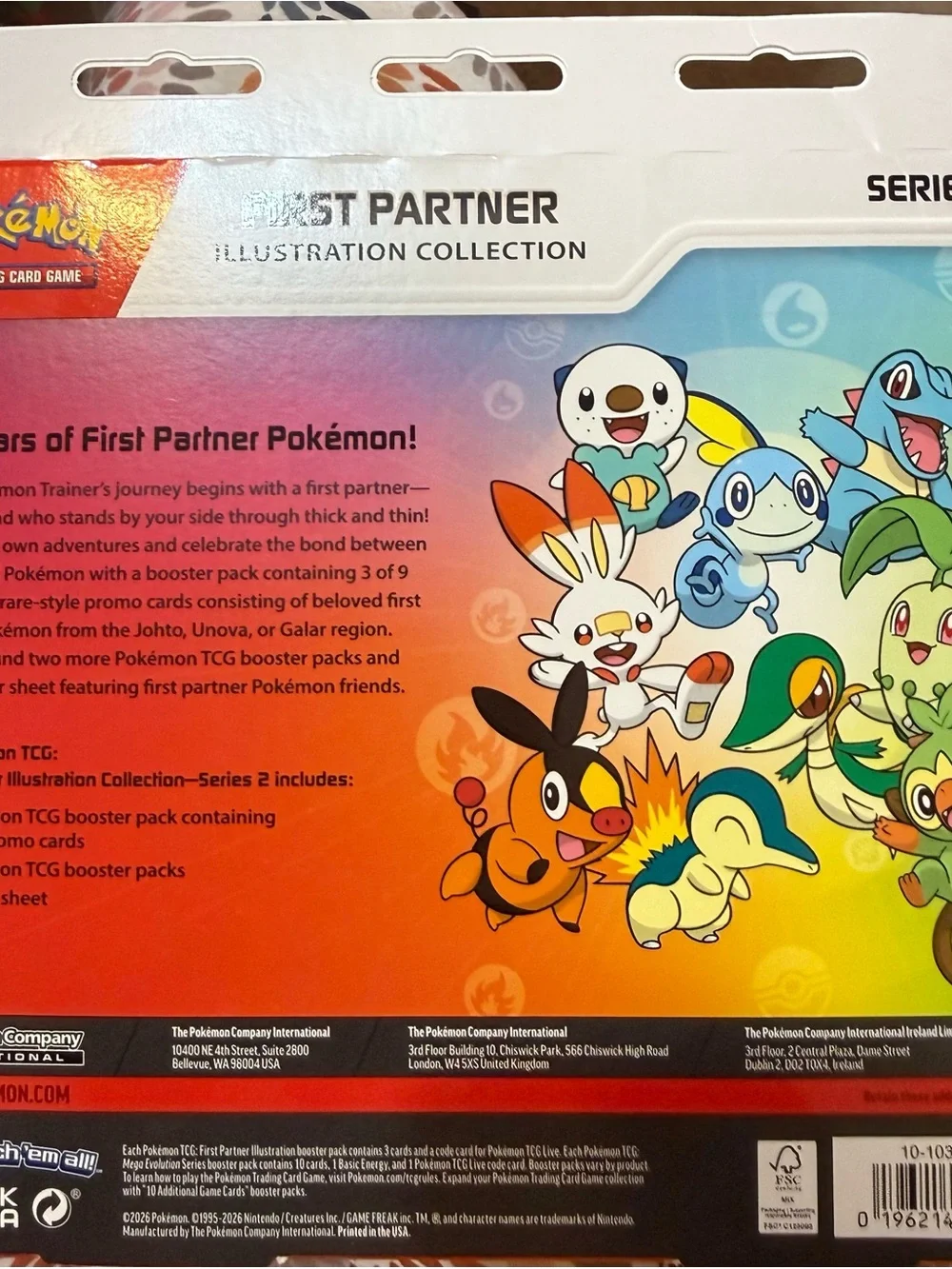 Pokemon Series 2 First Partner Illustration Collection - Blue/Red/Green/Yellow
